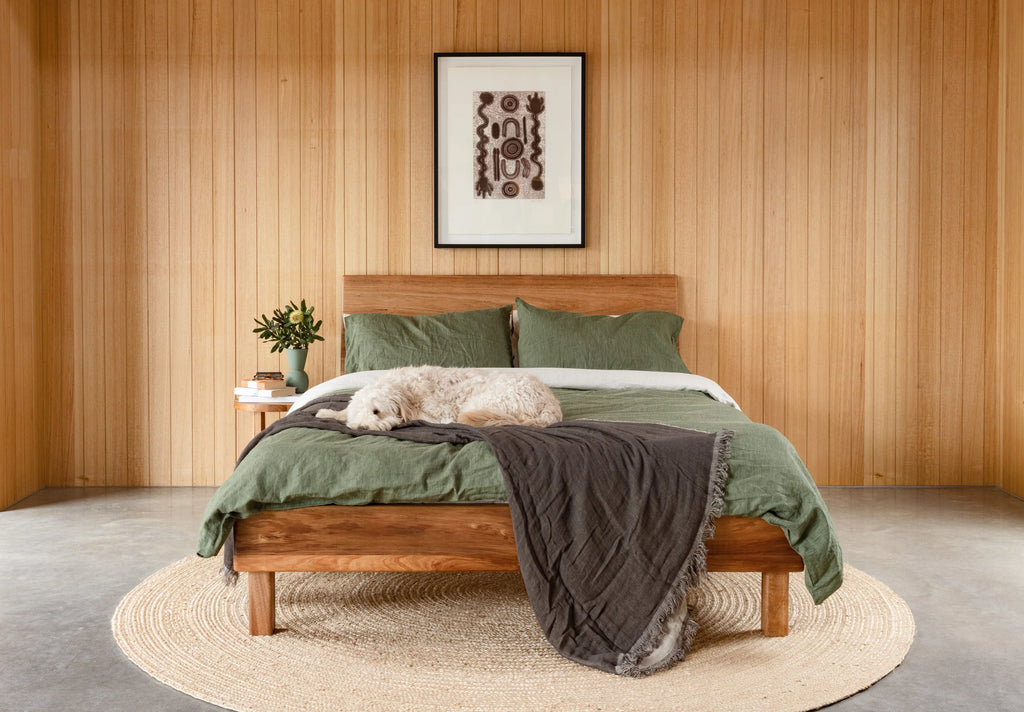 Ananda Round Two Toned Natural Jute Rug