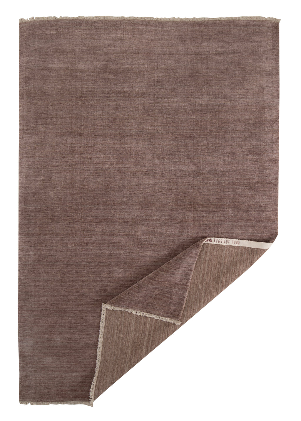 Bhakti Abrash Wool Blend Rug in Mauve