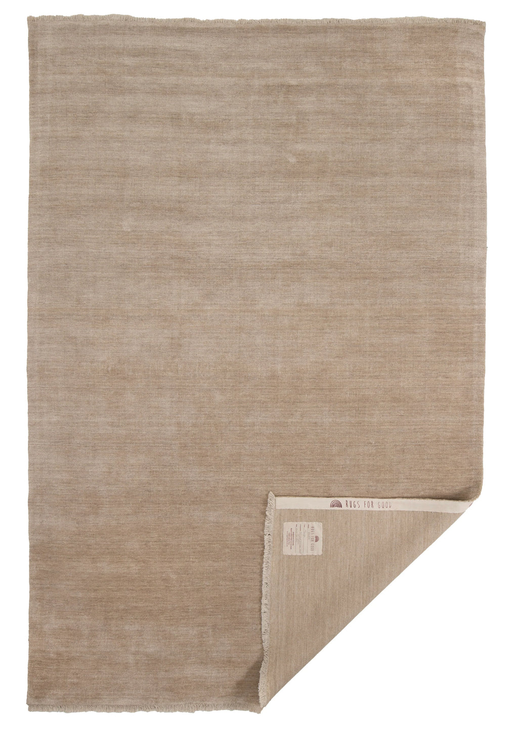 Bhakti Abrash Wool Blend Rug in Oyster