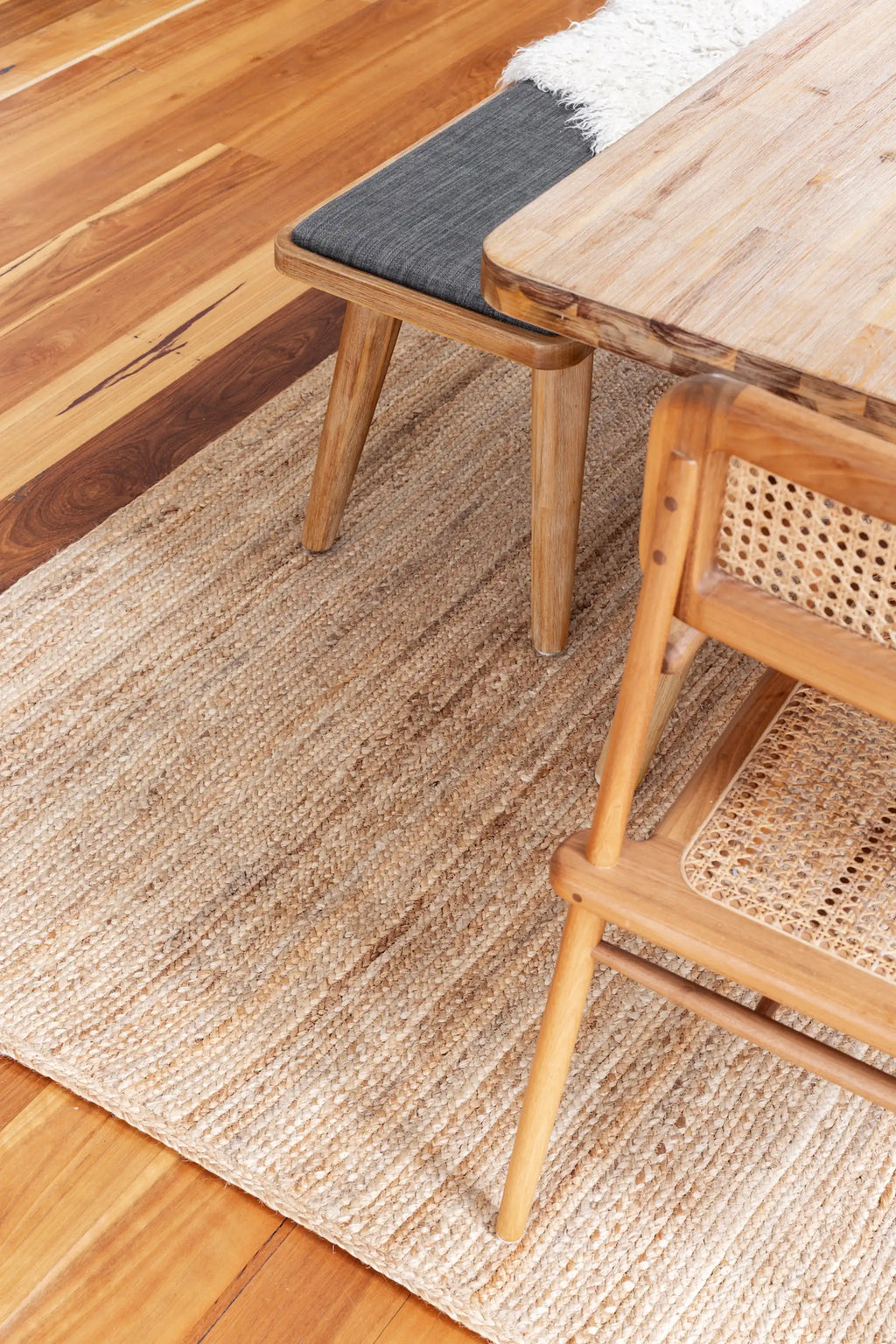 Sample of Byron Jute Rug in Natural