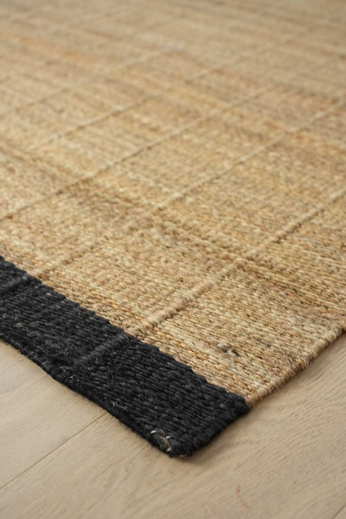 Suffolk Black Trim Jute Rug