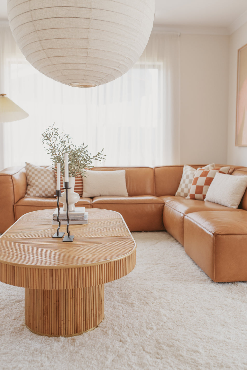 Prana New Zealand Wool Hand Knotted Rug in Ivory