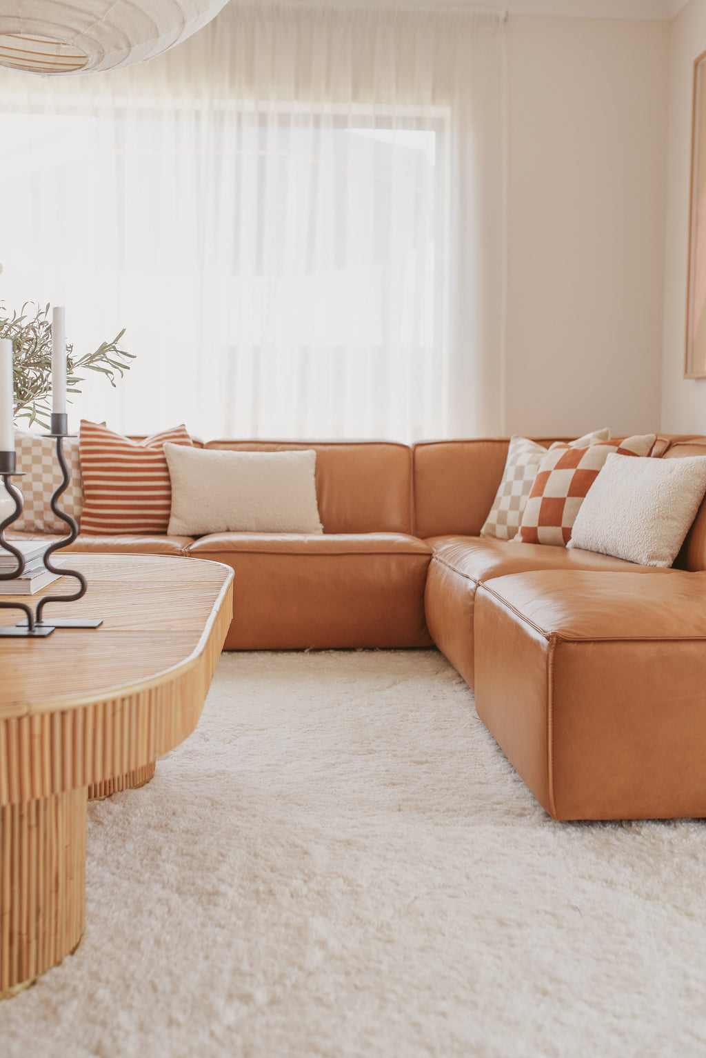 Prana New Zealand Wool Hand Knotted Rug in Ivory