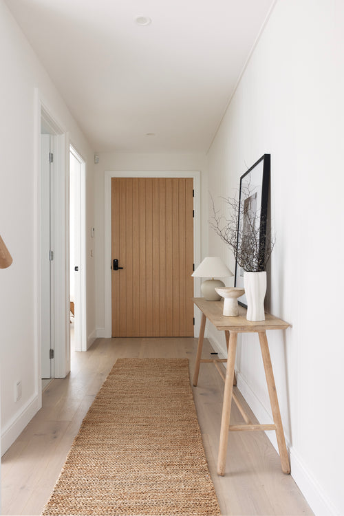 Avoca Jute Runner Rug in Natural