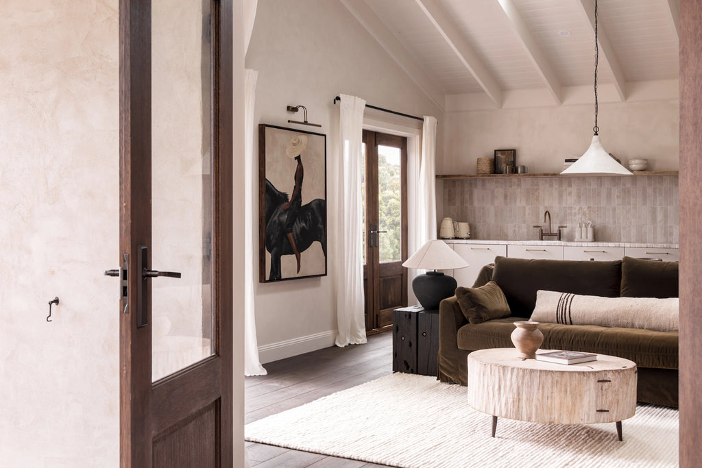 Bangalow Undyed New Zealand Wool Rug in White