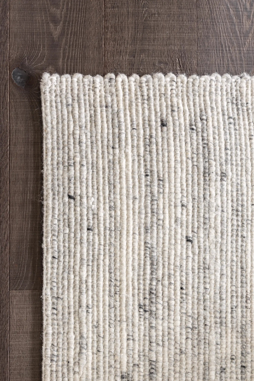 Richmond Handwoven Wool Rug in Grey