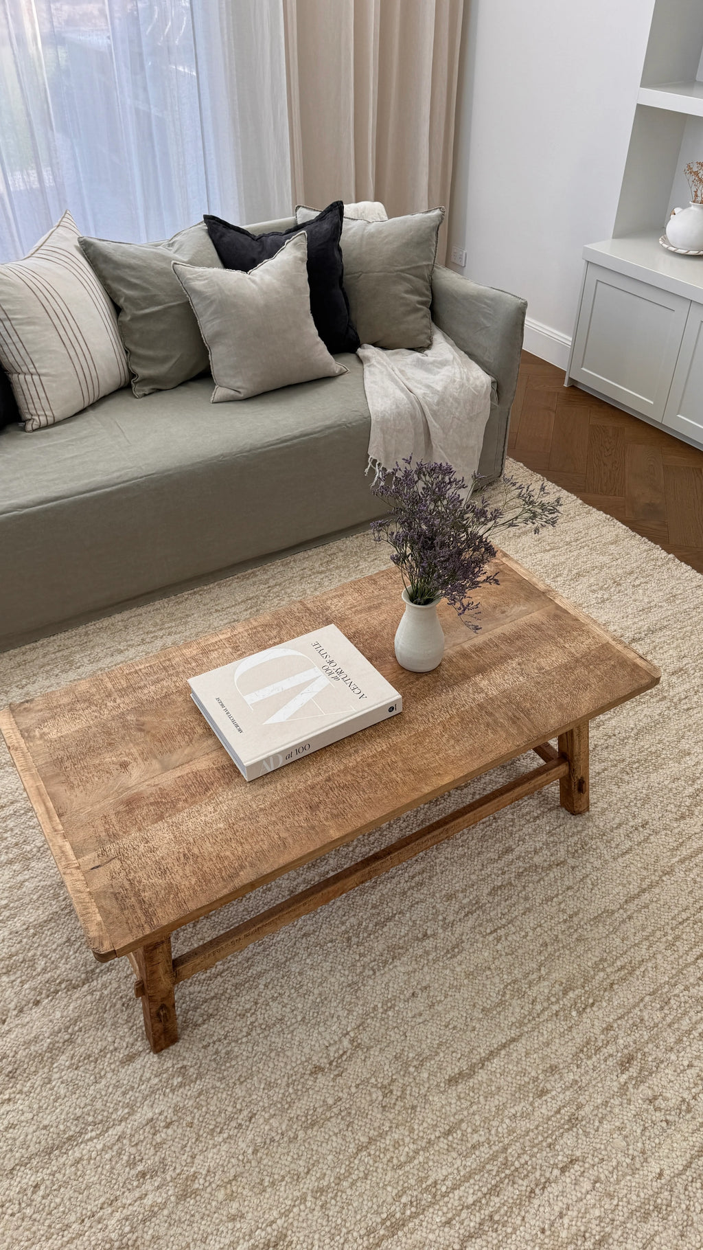 Sedona New Zealand Wool Rug in Pearl