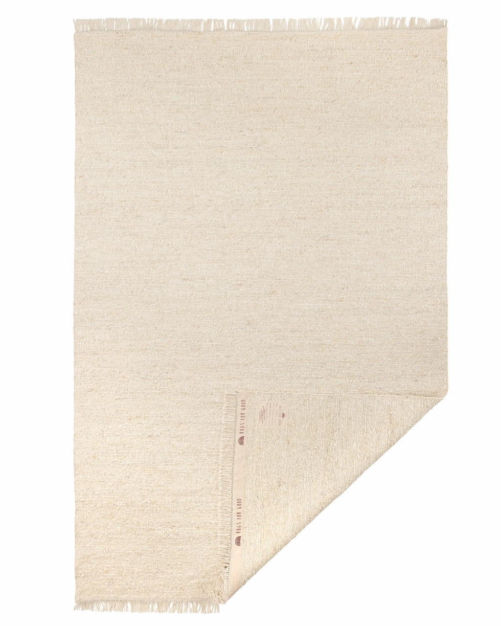 Kiva Hand Woven Wool Rug in Ivory