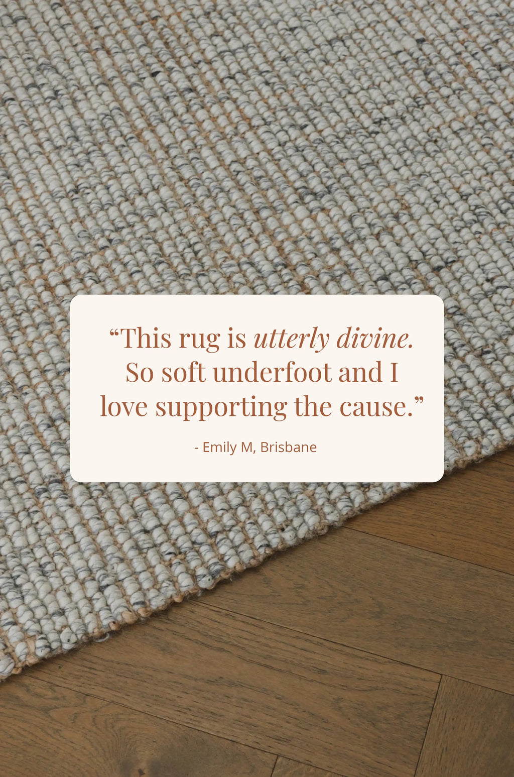 Alskar Handwoven Wool and Jute Rug in Grey