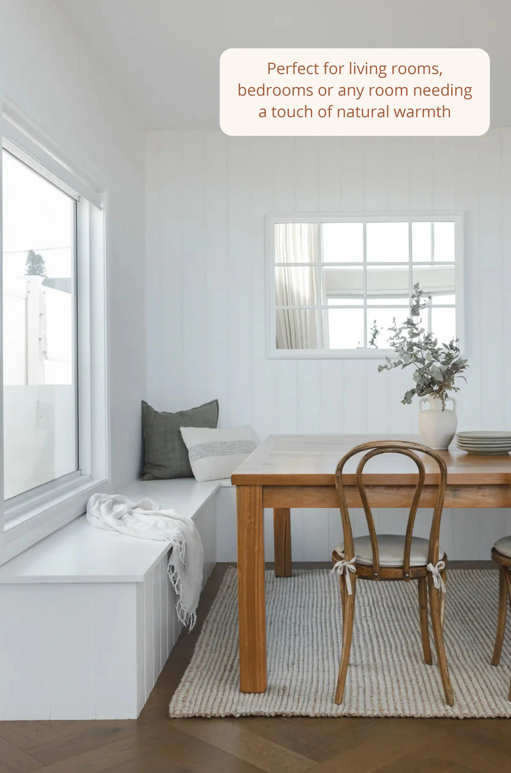 Alskar Handwoven Wool and Jute Rug in Beige