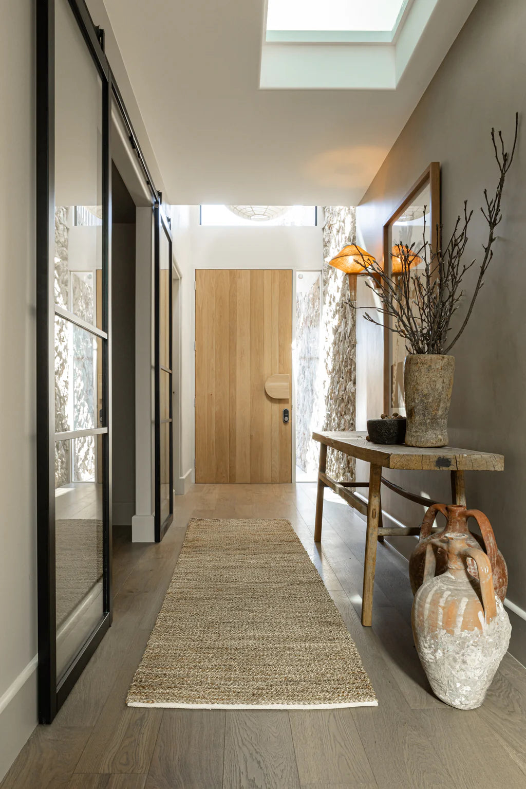 Avoca Jute Runner Rug in Natural