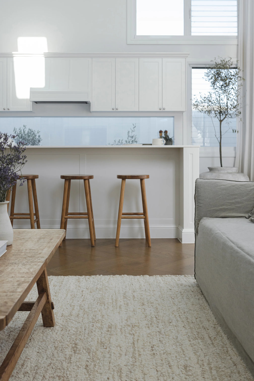 Sedona New Zealand Wool Rug in Pearl