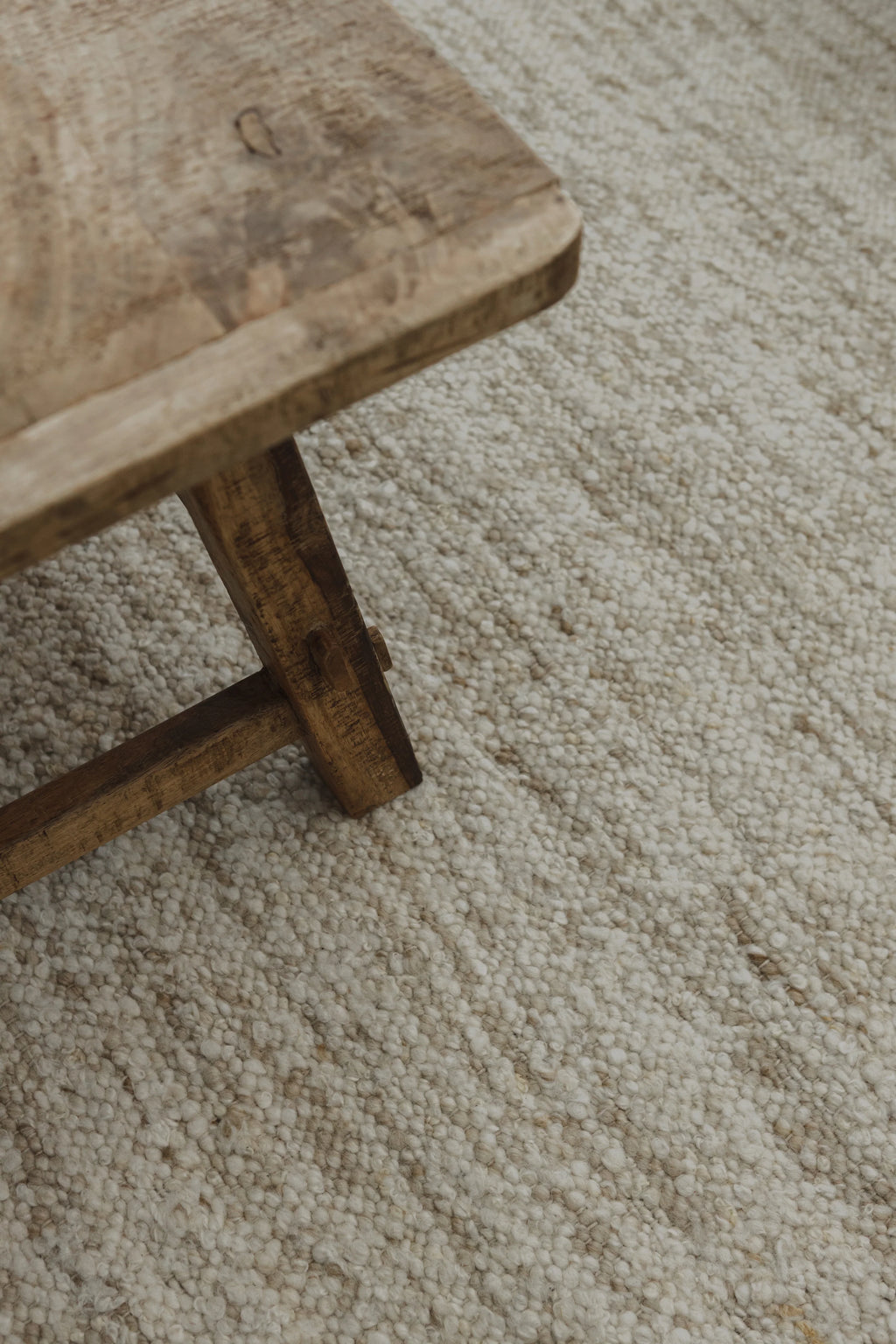 Sedona New Zealand Wool Rug in Pearl