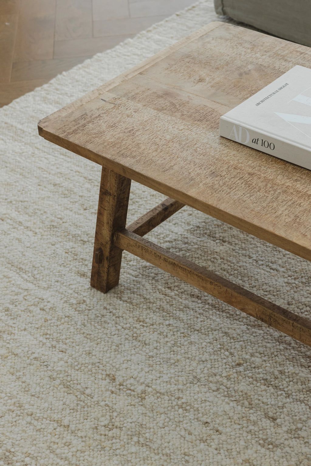 Sedona New Zealand Wool Rug in Pearl