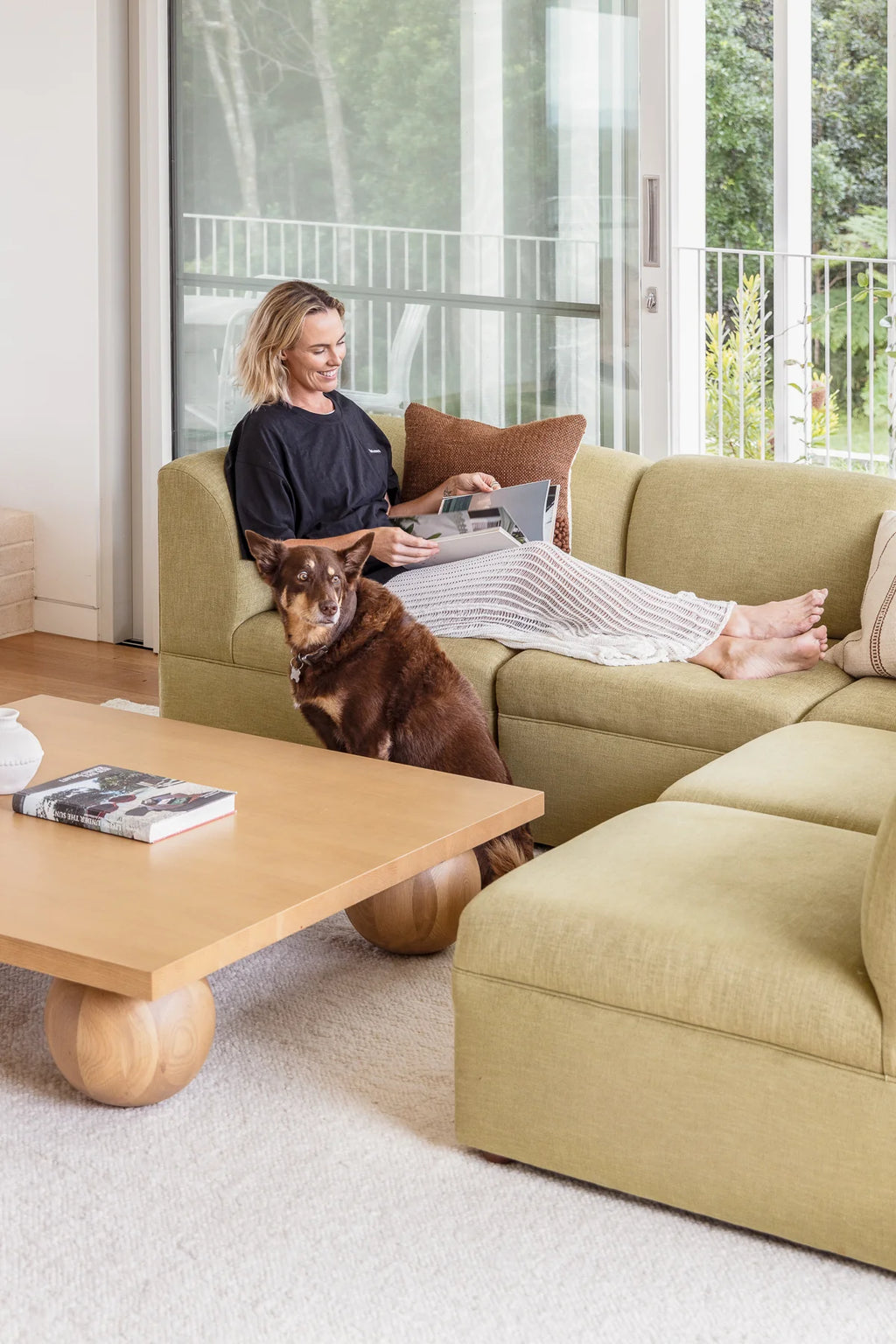 Sedona New Zealand Wool Rug in Chalk