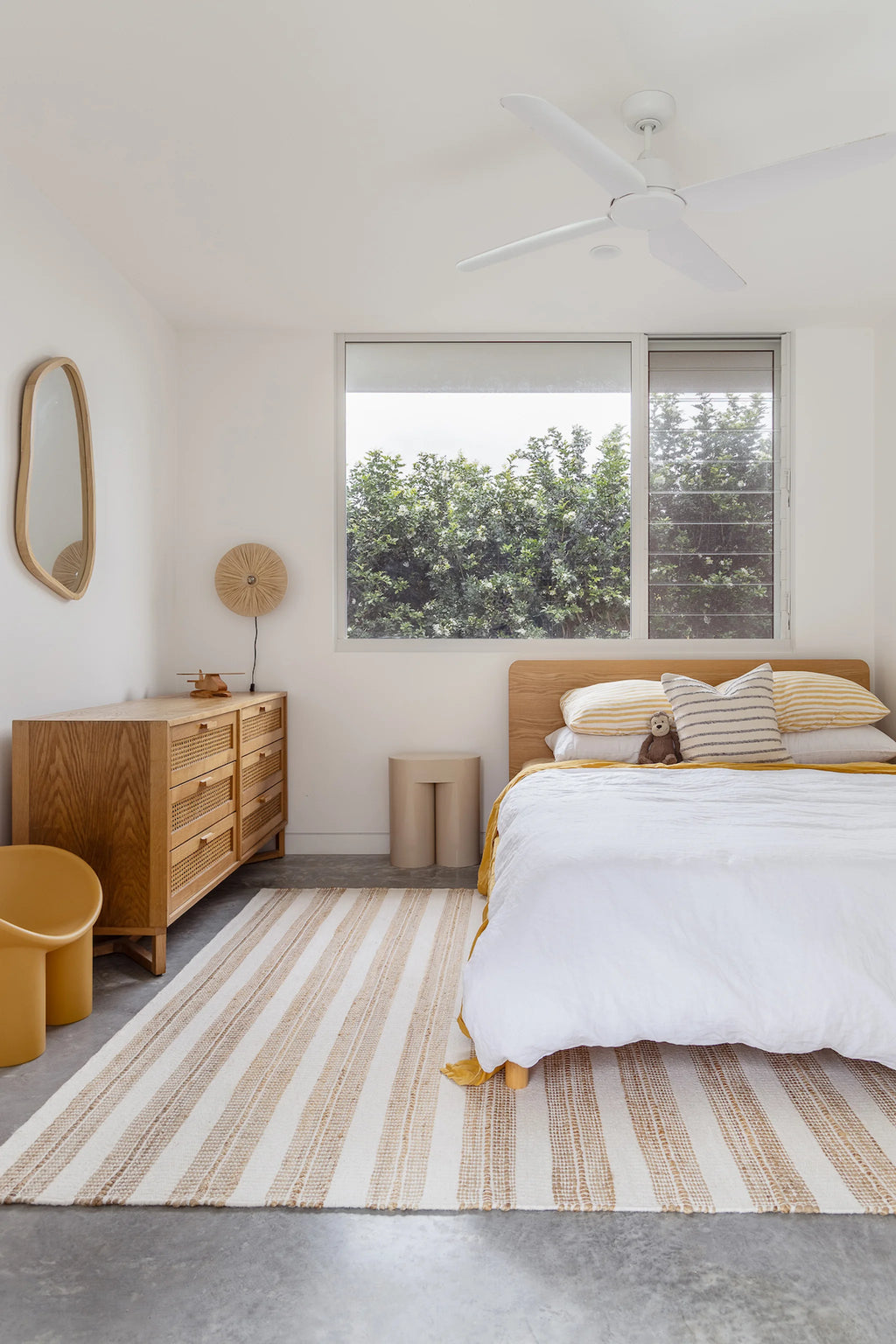 Brunswick Striped Wool and Jute Rug