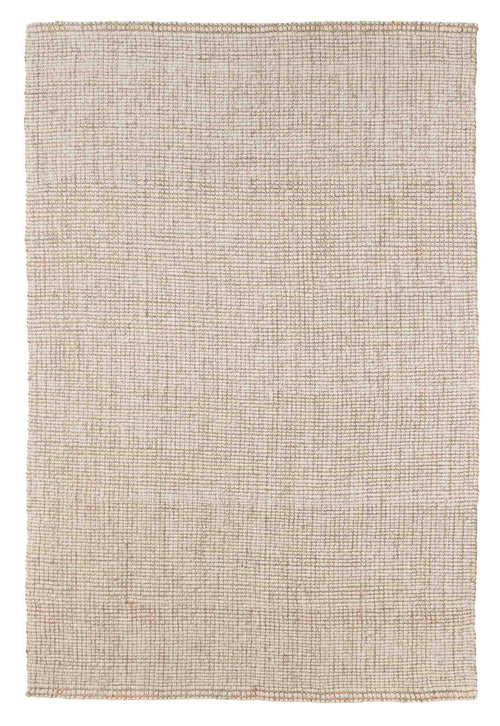Alskar Handwoven Wool and Jute Doormat in Wheat