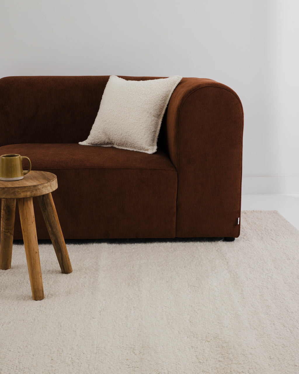 Sedona New Zealand Wool Rug in Chalk