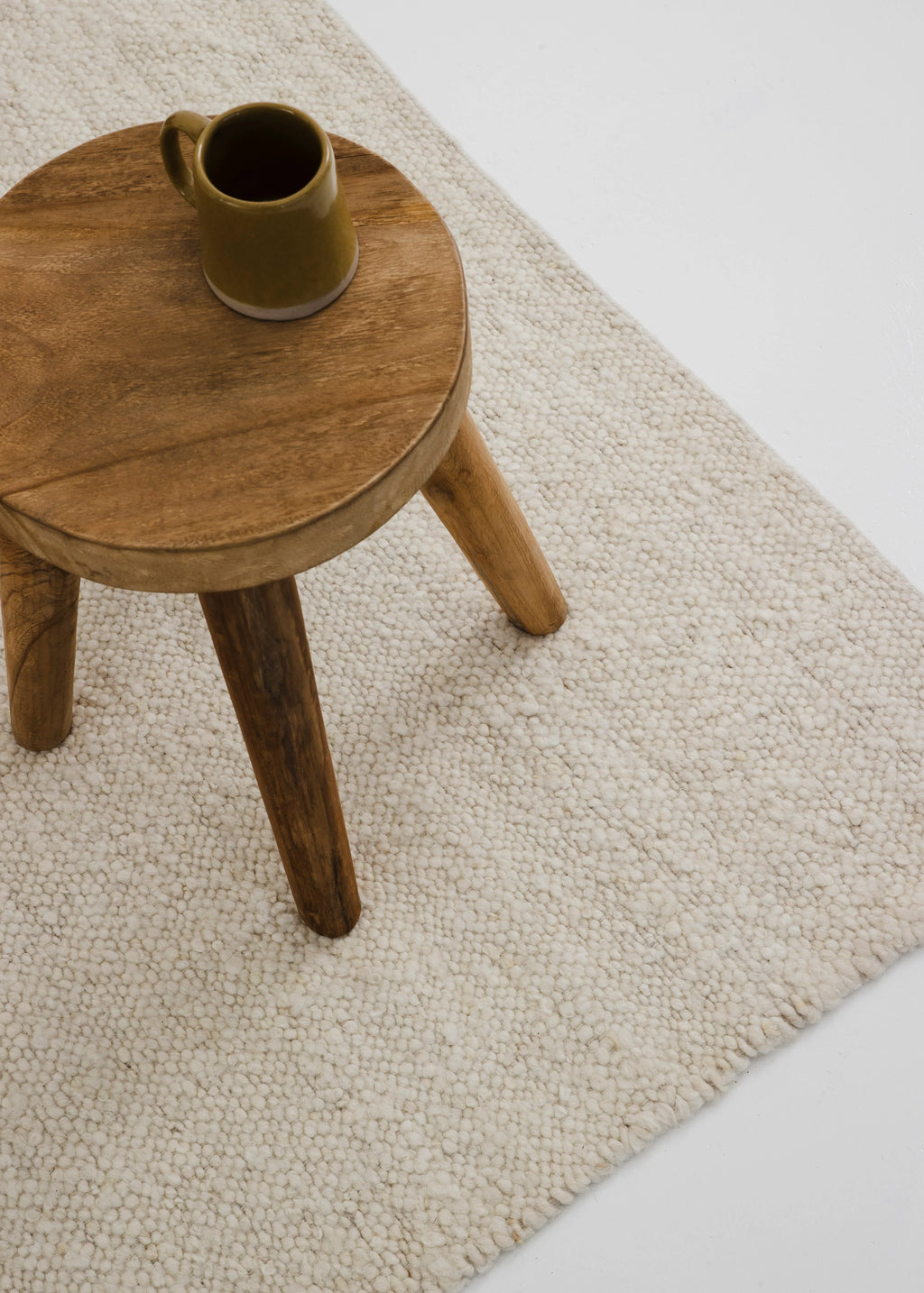 Sedona New Zealand Wool Rug in Chalk