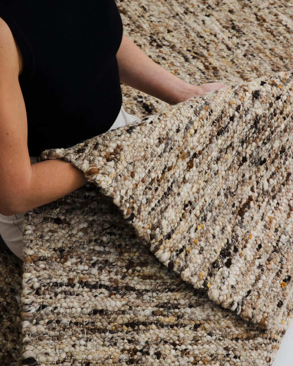 Sedona New Zealand Wool Rug in Sepia