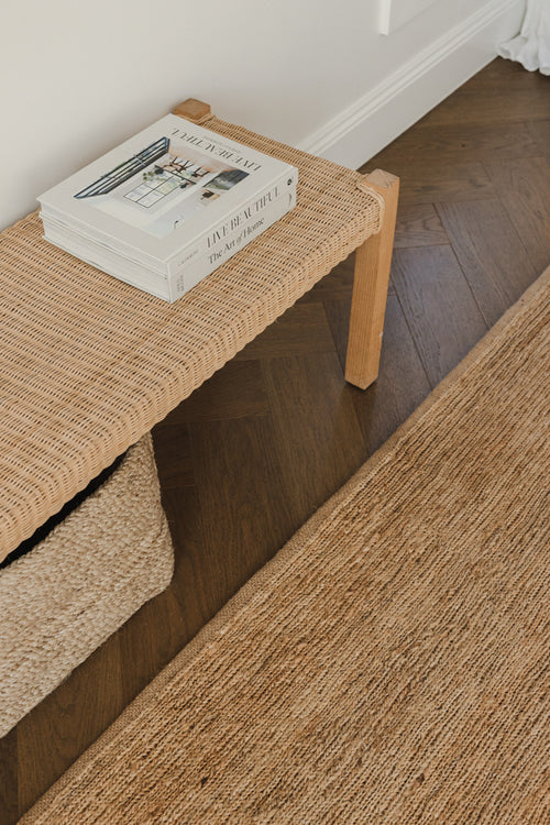 Lavanya Jute Rug in Natural