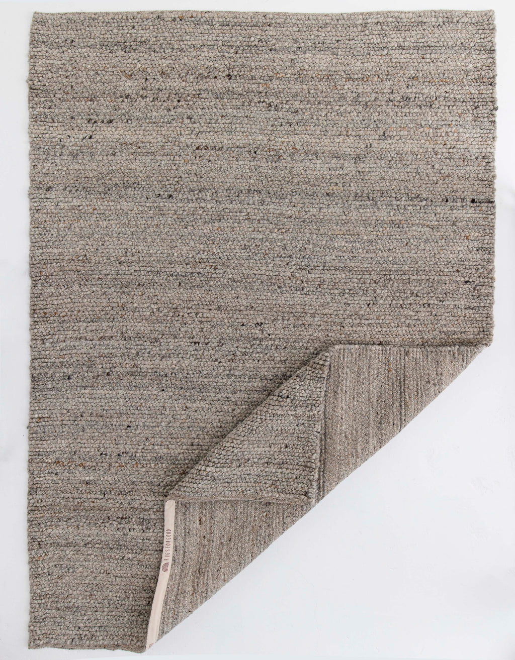 Topanga Chunky Wool Rug in Pebble