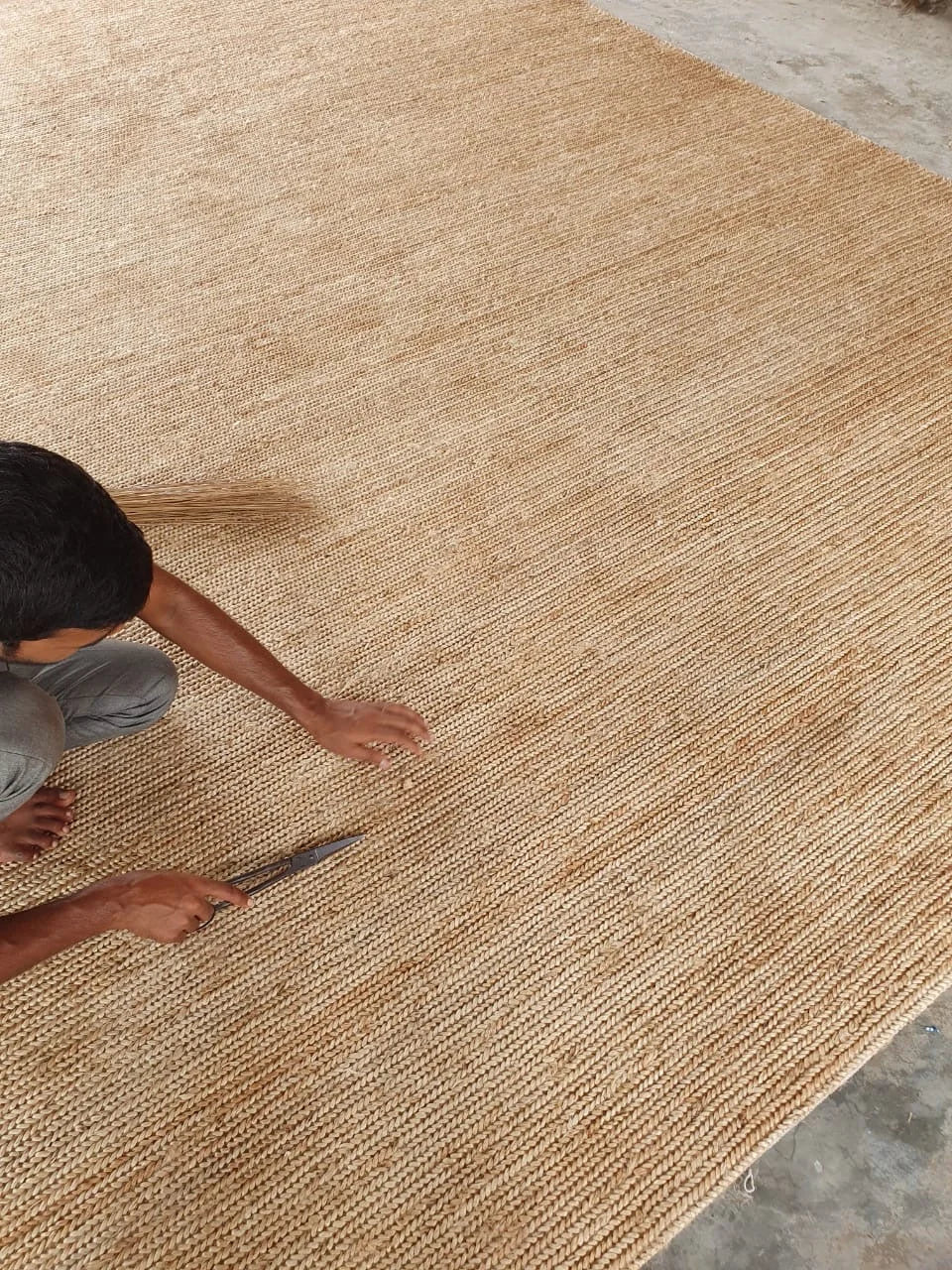 Dharma Braided Jute Rug in Natural