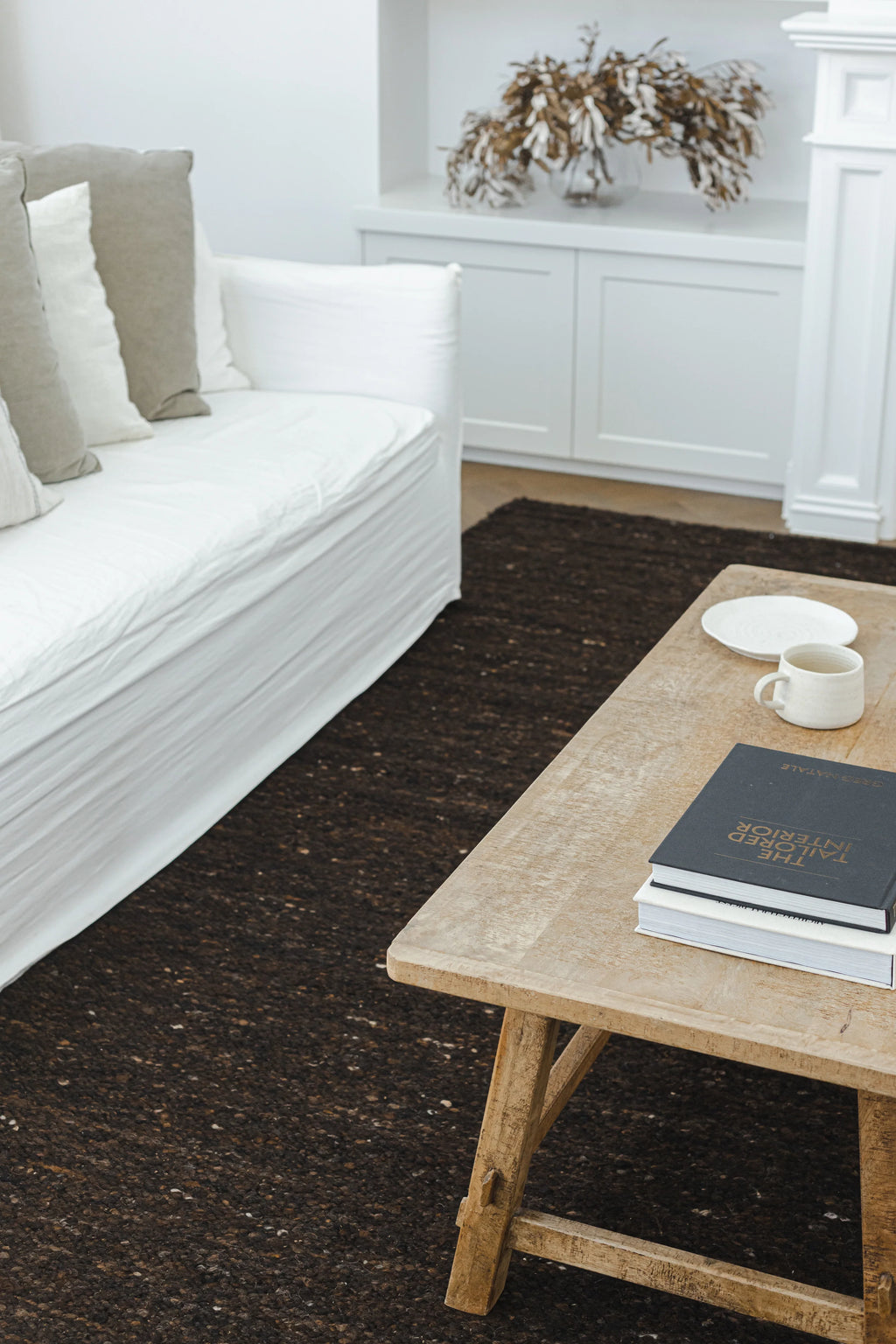 Taos Wool Rug in Chocolate