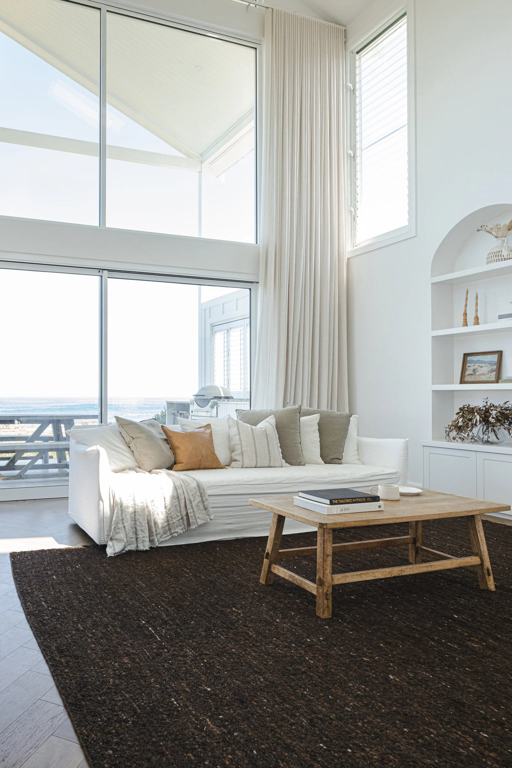 Taos Wool Rug in Chocolate