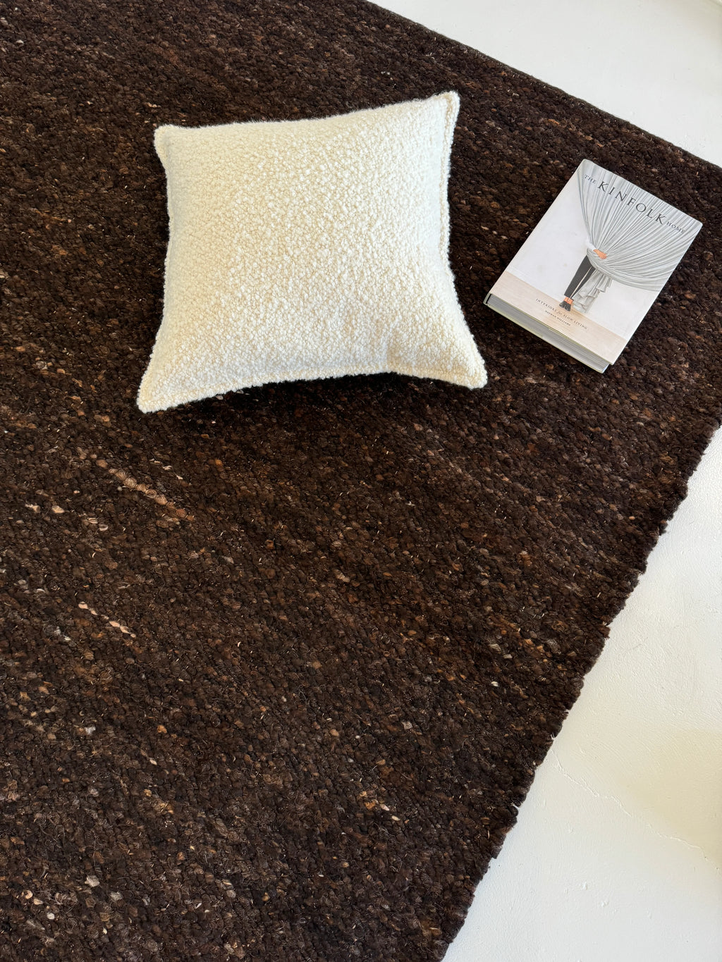 Taos Wool Rug in Chocolate